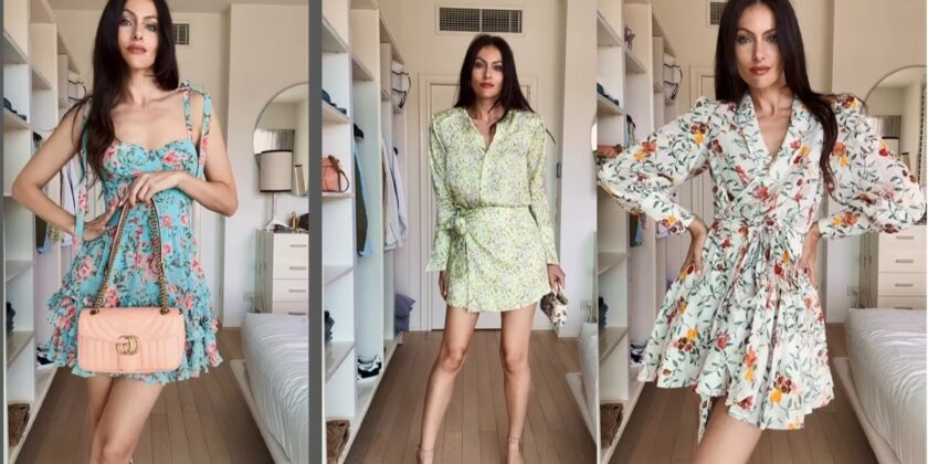 5 look primaverili a fiori da indossare come Paola Turani