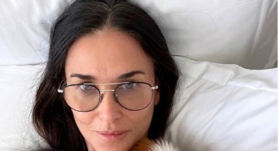 Fisico definito e asciutto dopo i 50 anni con l’allenamento di Demi Moore-foto da Instagram