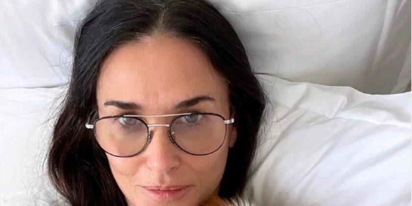 Fisico definito e asciutto dopo i 50 anni con l’allenamento di Demi Moore-foto da Instagram