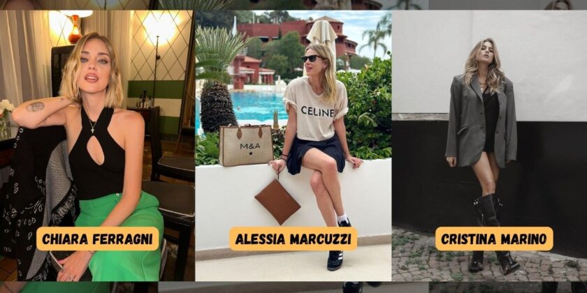 Le ciabatte che scelgono Chiara Ferragni, Alessia Marcuzzi e Cristina Marino-foto da Instagram