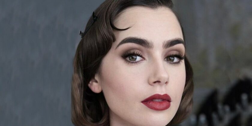 Le ciglia effetto ventaglio copiando il make up di Lily Collins