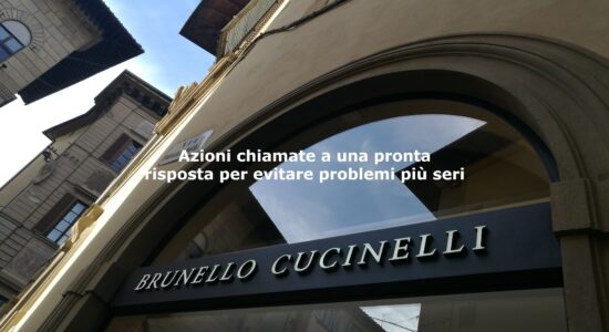 Dopo una lunga discesa le azioni Brunello Cucinelli sono chiamate a una reazione