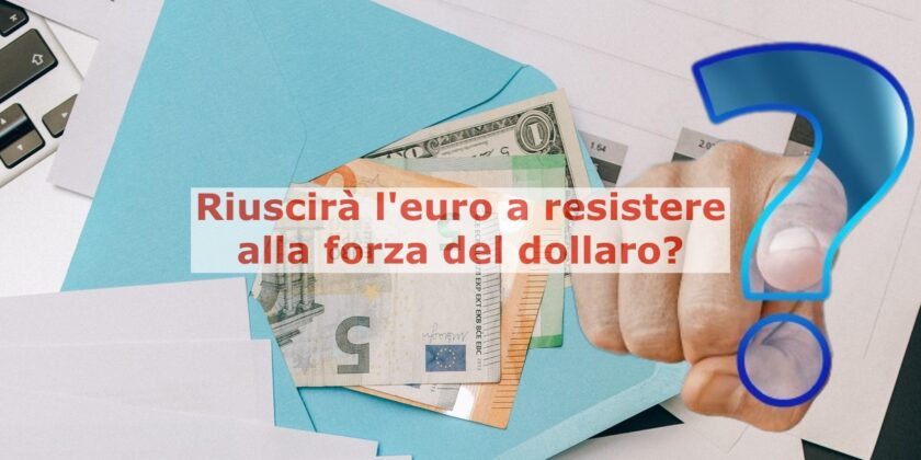 Potrebbe essere partito un movimento con obiettivo la parità tra euro e dollaro