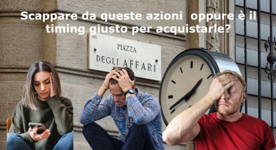 3 azioni che hanno chiuso la settimana in fondo alla classifica delle performance settimanali