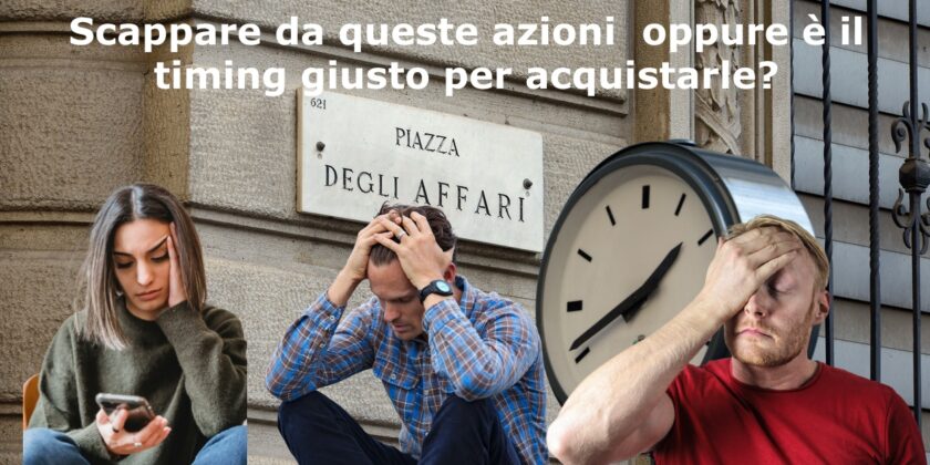 3 azioni che hanno chiuso la settimana in fondo alla classifica delle performance settimanali