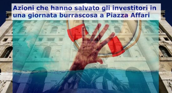Ecco le tre azioni che si sono salvate a Piazza Affari