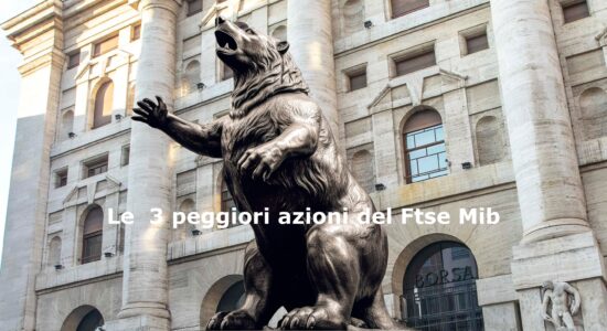 Ecco i tre peggiori titoli azionari al termini della seduta del 29 maggio