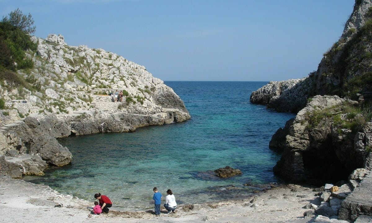 Cala dell’Acquaviva in Salento