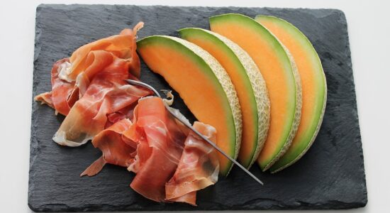 Prosciutto e melone con fantasia