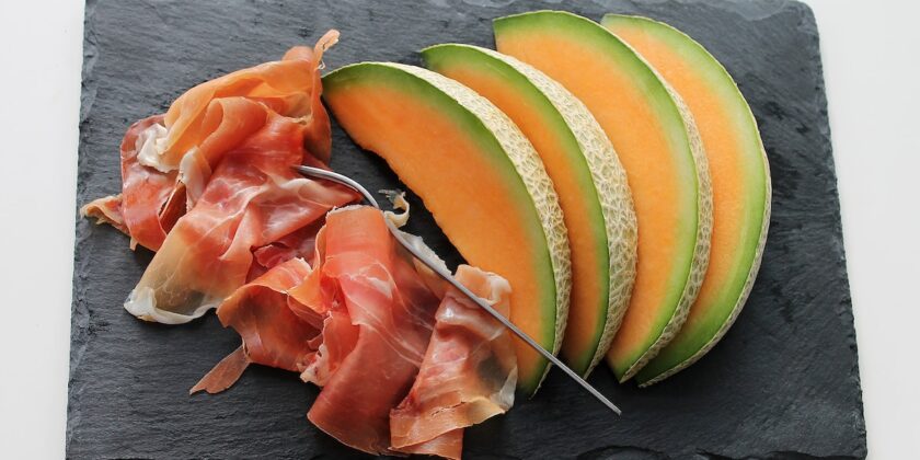Prosciutto e melone con fantasia