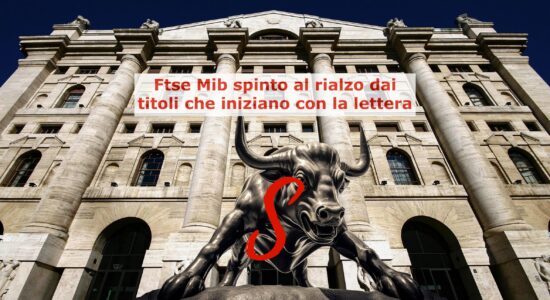 Il Ftse Mib è stato sostenuto da azioni che iniziano con la lettera S