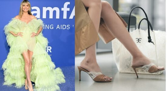 Sandali trendy 2023 come quelli di Heidi Klum