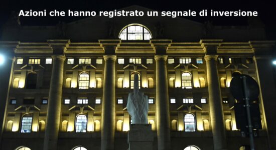 Azioni che hanno registrato un segnale di inversione ribassista