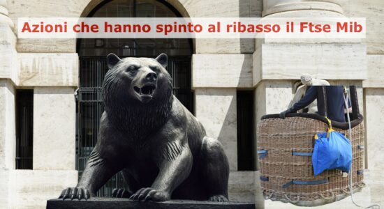 Ecco le azioni che hanno appesantito la performance settimanale del Ftse Mib