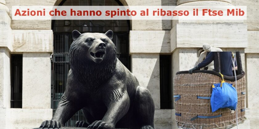 Ecco le azioni che hanno appesantito la performance settimanale del Ftse Mib