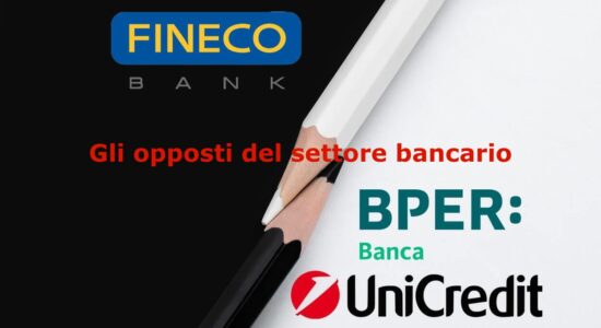 Titoli del settore bancario dal comportamento opposto