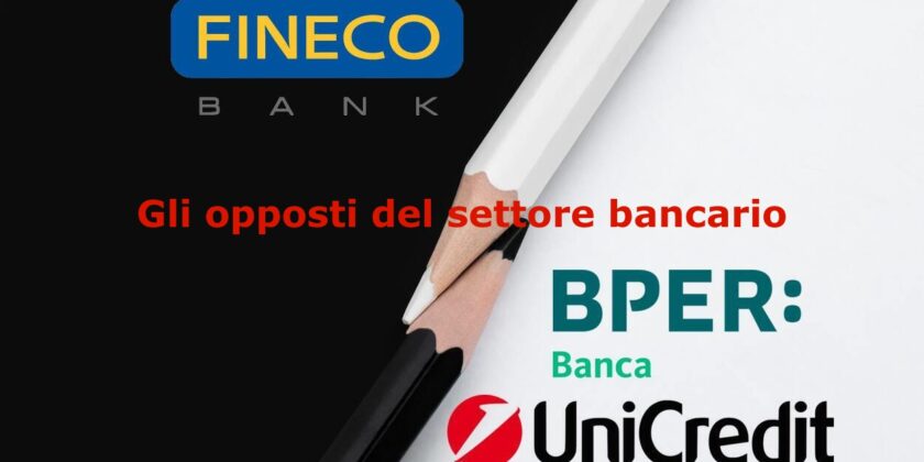 Titoli del settore bancario dal comportamento opposto