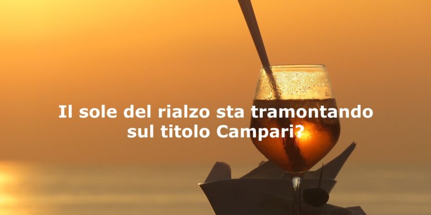 Brutto ribasso per le azioni Campari
