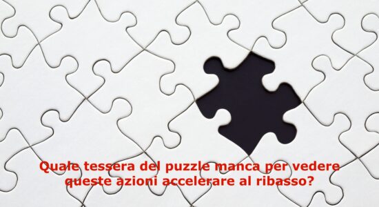 Azioni che potrebbero accelerare al ribasso
