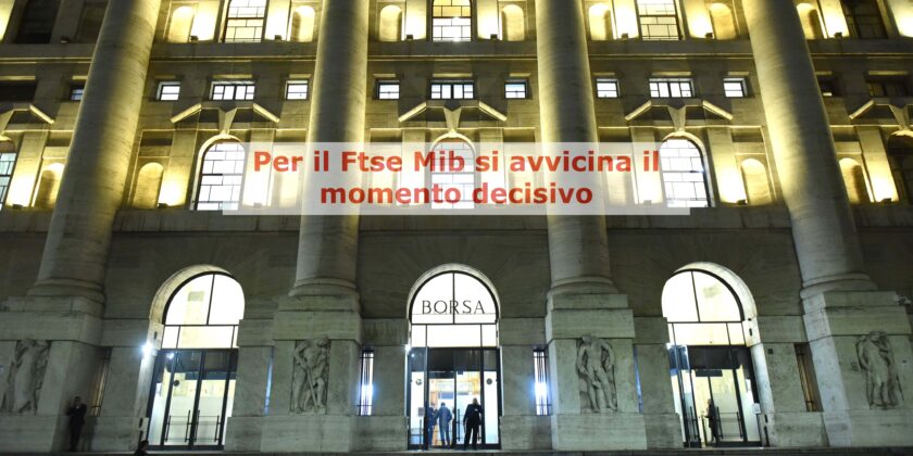 Tendenza ancora al rialzo per il Ftse Mib, ma i supporti sono ancora molto vicini