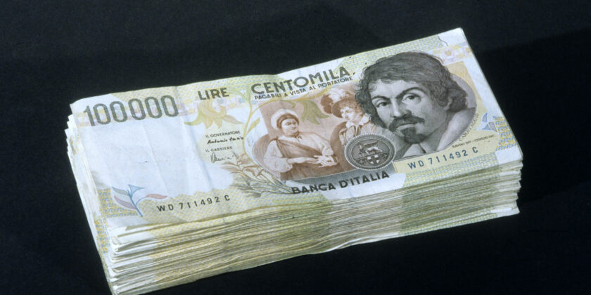 Biglietto delle vecchie 100.000 lire-proiezionidiborsa.it
