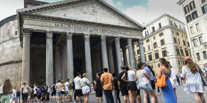 Costo ingresso al Pantheon-Foto da imagoeconomica