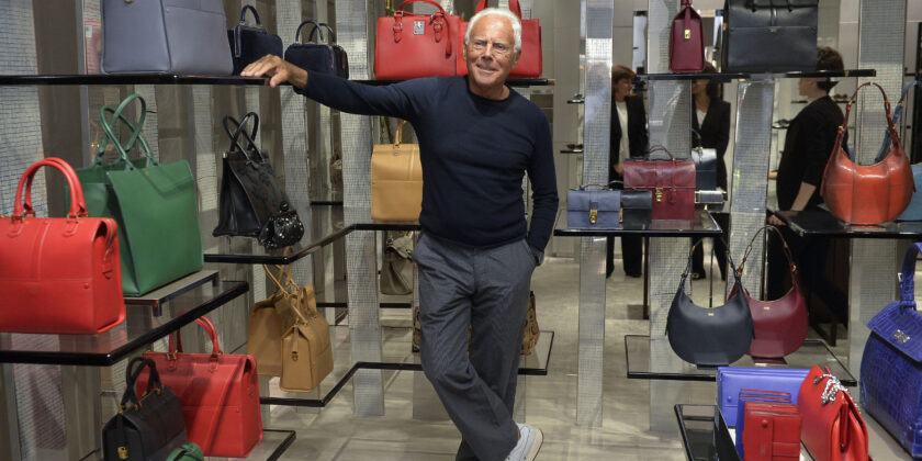Giorgio Armani-Foto da imagoeconomica