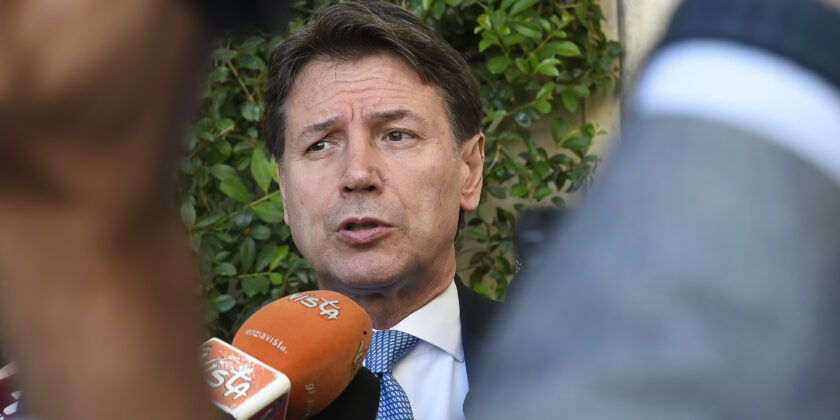 Giuseppe Conte-Foto da imagoeconomica