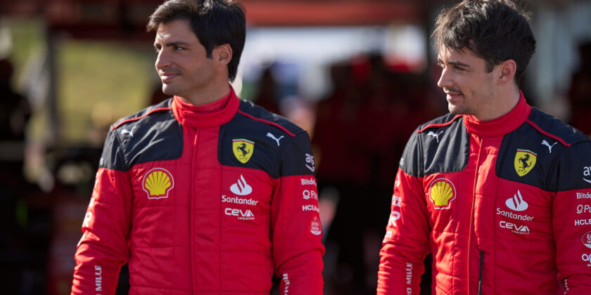 Leclerc e Sainz-Foto da imagoeconomica