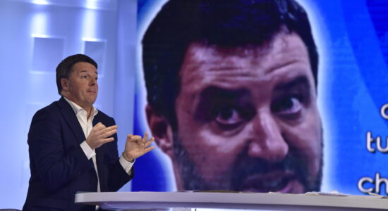 Renzi e Salvini-Foto da imagoeconomica