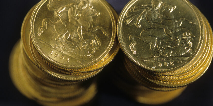Sterline d'oro-Foto da imagoeconomica