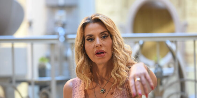 Valeria Marini-Foto da imagoeconomica