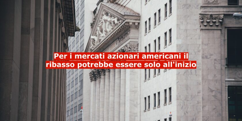 I ribassisti hanno rotto gli indugi e spingono al ribasso gli indici americani