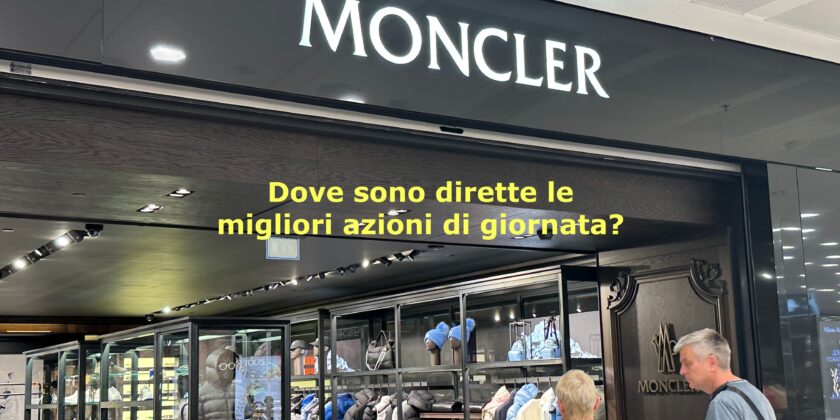 Le azioni Moncler svettano sul Ftse Mib grazie alle notizie in arrivo dalla Cina