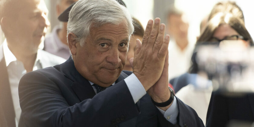 Antonio Tajani-Foto da imagoeconomica