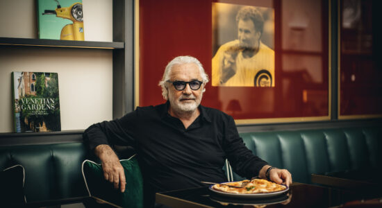 Flavio Briatore a Crazy Pizza-Foto da imagoeconomica
