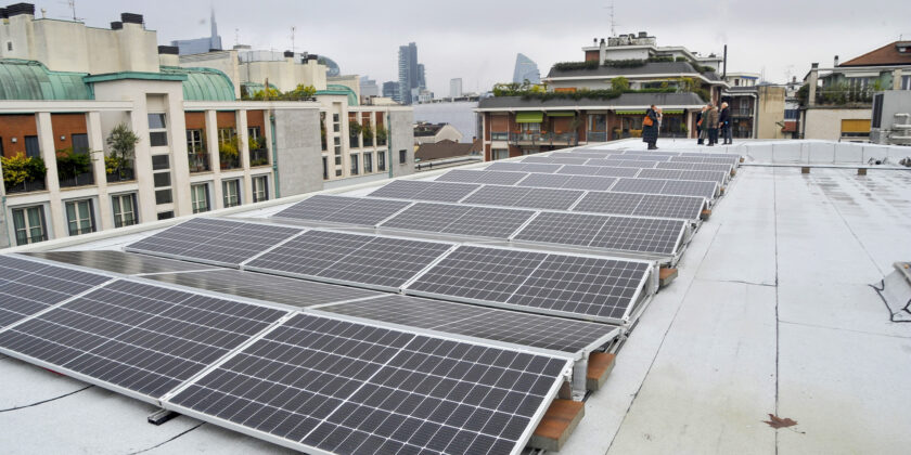 Impianto fotovoltaico-Foto da imagoeconomica