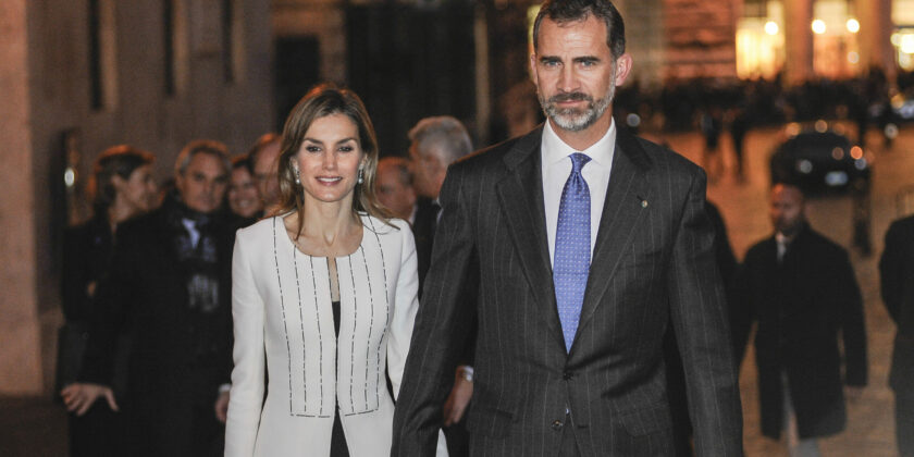Letizia di Spagna e consorte-Foto da imagoecoonomica