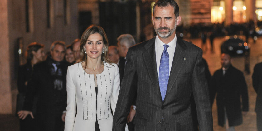 Letizia e Felipe di Spagna-Foto da imagoeconomica