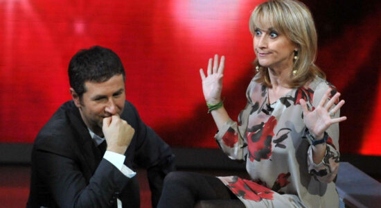 Luciana Litizzetto con Fabio Fazio-Foto da imagoeconomica