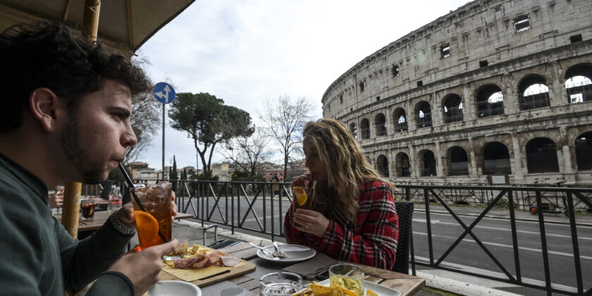 Mangiare bene a Roma-Foto da imagoeconomica