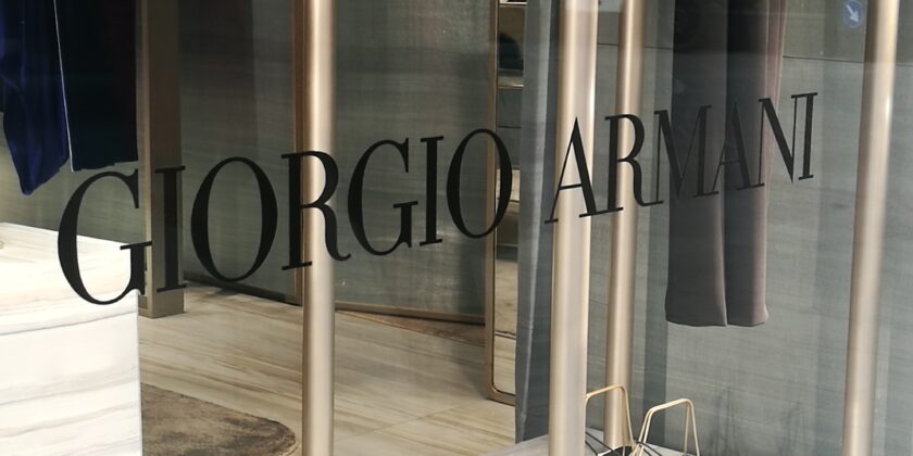 Marchio Giorgio Armani-Foto da imagoeconomica