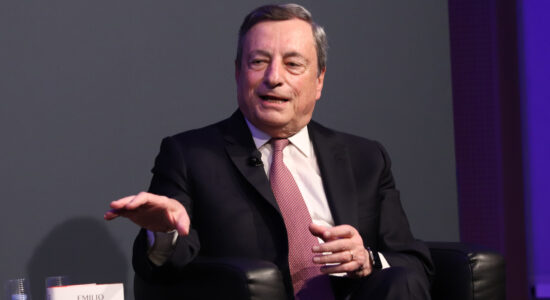 Mario Draghi-Foto da imagoeconomica