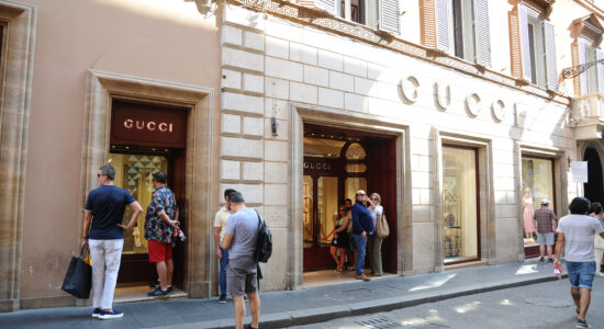 Negozio Gucci a Roma-Foto da imagoeconomica