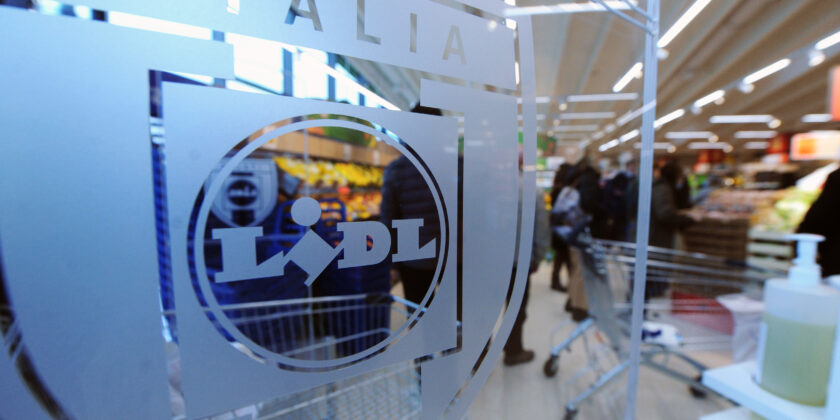 Negozio Lidl-Foto da imagoeconomica