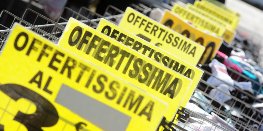 Offerte da urlo-Foto da imagoeconomica