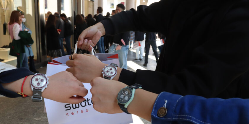 Orologi della Swatch-Foto da imagoeconomica