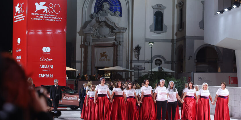 Red carpet Venezia-Foto da imagoeconomica