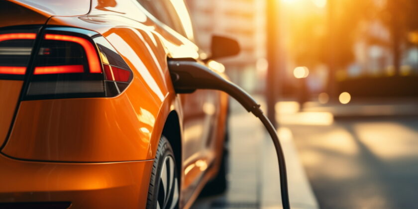 Ricarica auto elettrica-Foto da imagoeconomica