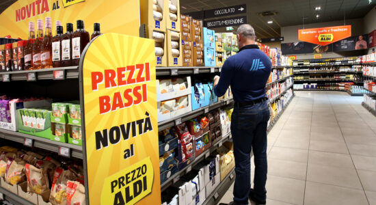 Supermercato Aldi-Foto da imagoeconomica